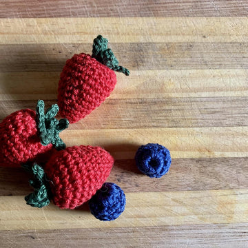 Crochet Strawberries Pattern