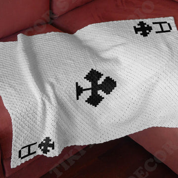 Ace of Clubs Blanket C2C CROCHET PATTERN