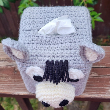 Donkey Tissue Box Cover
