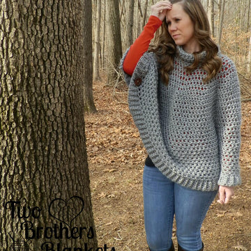 Paisley Poncho Sweater