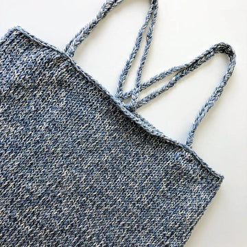 Upcycled Denim Top