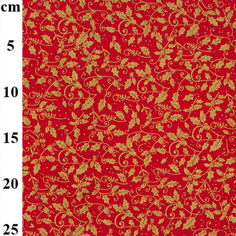 John Louden Christmas 2022 - Foliage - JLX0154RED