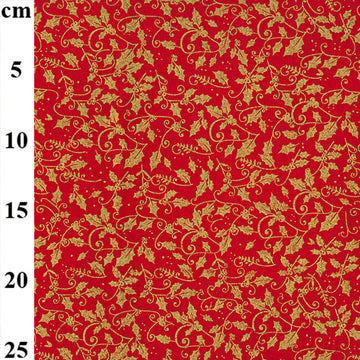 John Louden Christmas 2022 - Foliage - JLX0154RED