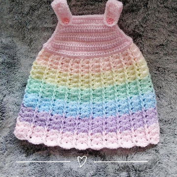 Shell Pinafore Dress