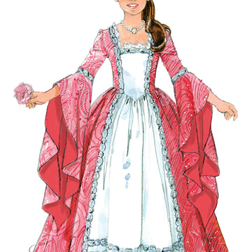 McCall's Misses'/Children's/Girls' Princess Costumes M5731 - Sewing Pattern
