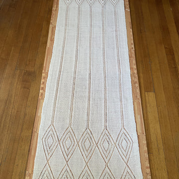 Shawl with Double Diamond Border