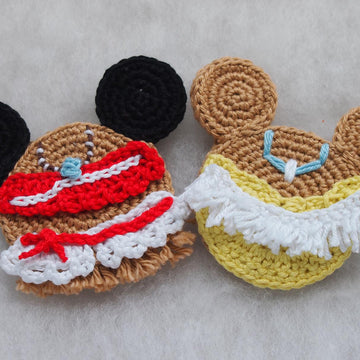 Giselle, Merida, Moana& Pocahontas Disney princess