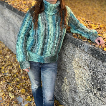 Turtleneck Sweater "Malachite"