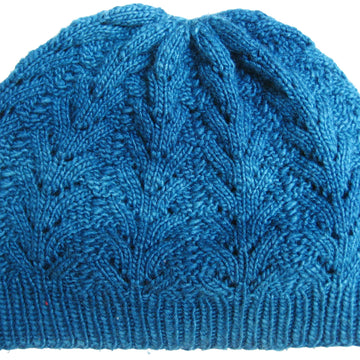 Nordic Lace Hat (Instructions to work flat)