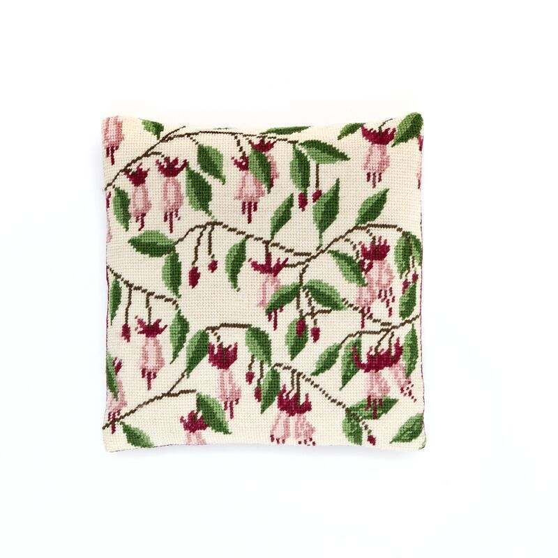 Cleopatras Needle Fuchsia Herb Pillow Tapestry Kit - 10 x 10in/ 25 x 25cm