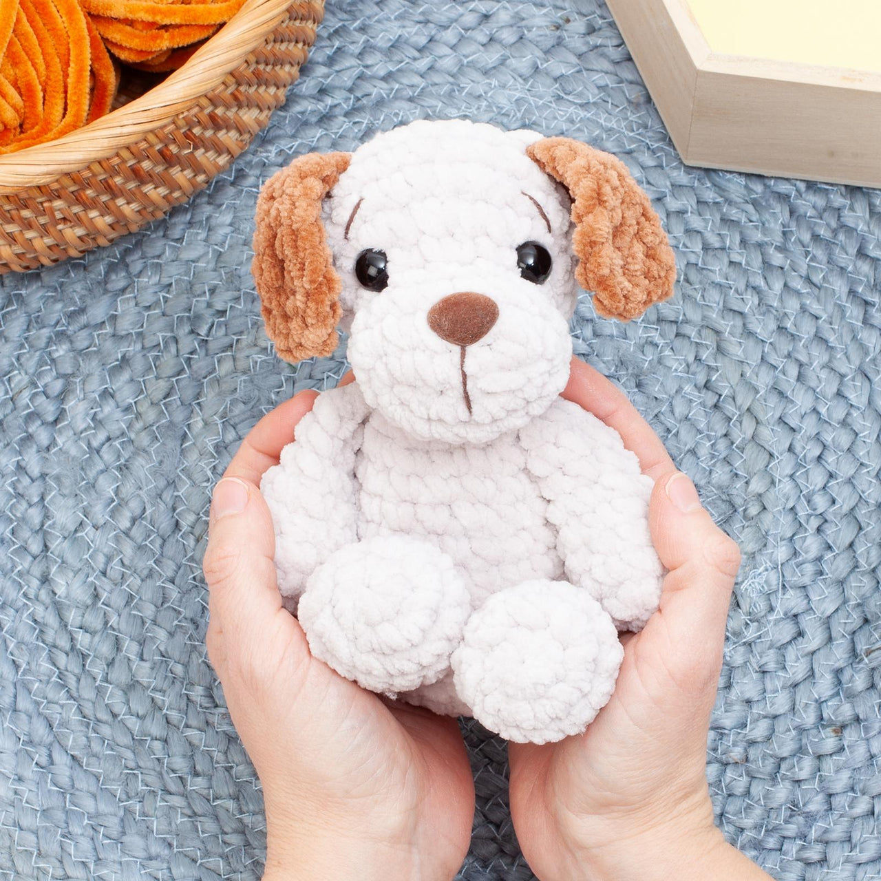 Crochet Dog Pattern, puppy plushie