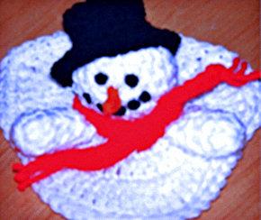 Melted Snowman Shelf Sitter