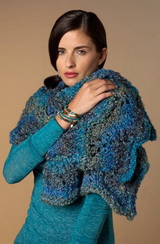 Maria's Shawl in Red Heart Stellar - LW3484