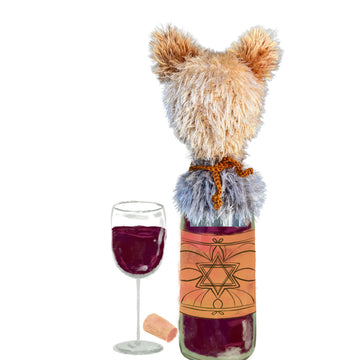 Yorkie Wine Topper