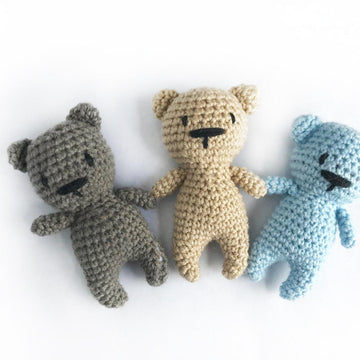 Newborn Hat and Toy Bear Set