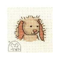 Mouseloft Stitchlets - Cuddly Bunny Cross Stitch Kit - 64mm