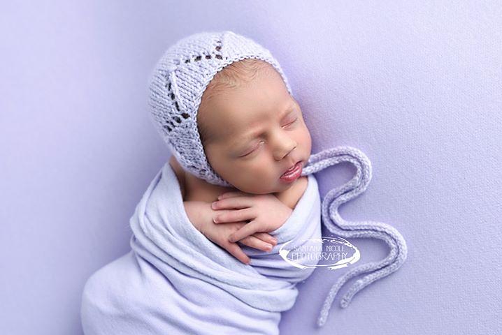 Chevron Lace Bonnet (DK)