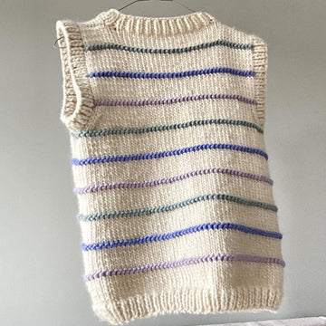 Chunky Striped V Neck Vest