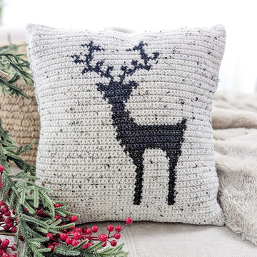 Reindeer Pillow Cover