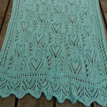 Hidden Hearts Lace Shawl