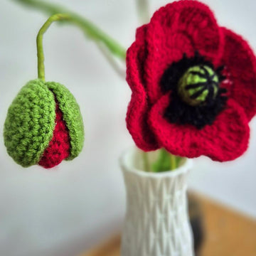 Poppy flower bouquet
