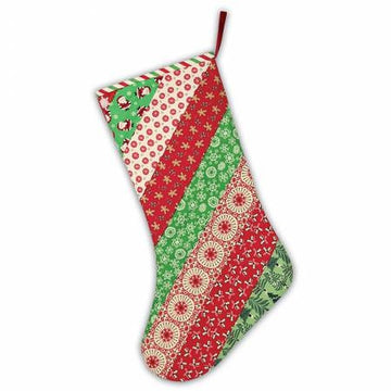 June Tailor Inc Quilt As You Go Holiday Stockings - Stripes