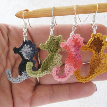 Seahorse earrings