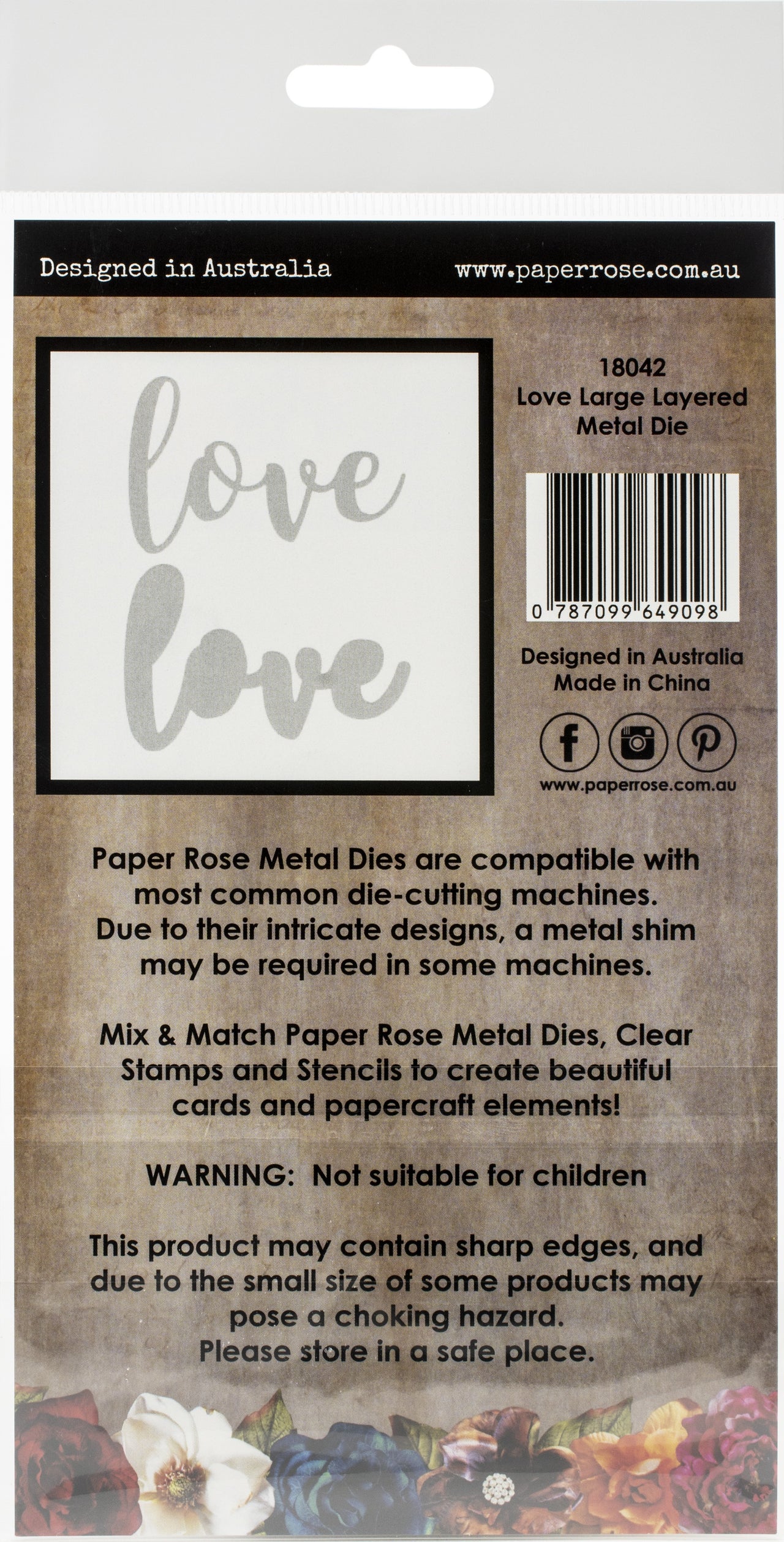 Paper Rose Dies - Love Large Layered