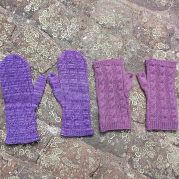 Faux Cable Mittens