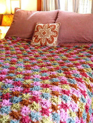 Cyanne Coverlet in Berroco Comfort DK