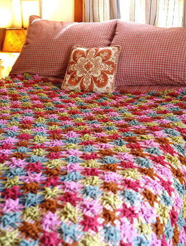 Cyanne Coverlet in Berroco Comfort DK