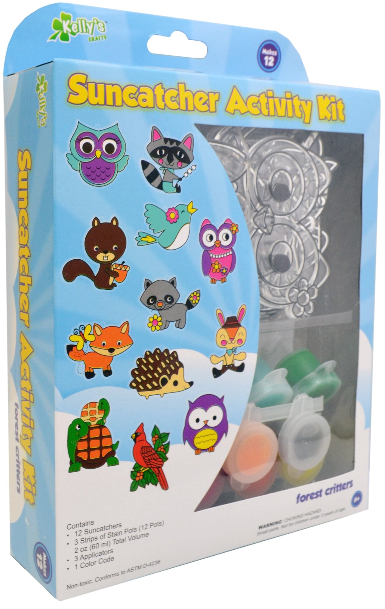 New Image Group Suncatcher Group Kit Medium - Forest Critters 12/Pkg