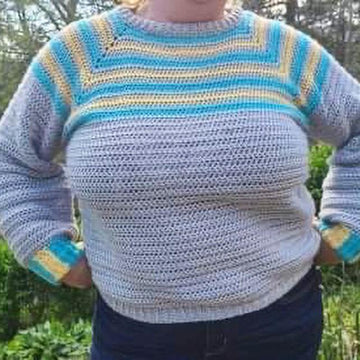 The Eclectic Rainbow Raglan