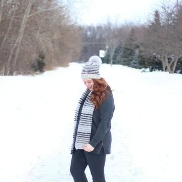 Prim Stripe Beanie + Scarf