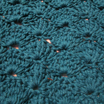 Large Shell washcloth