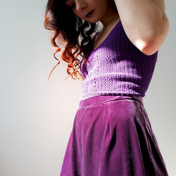 Purple magic top