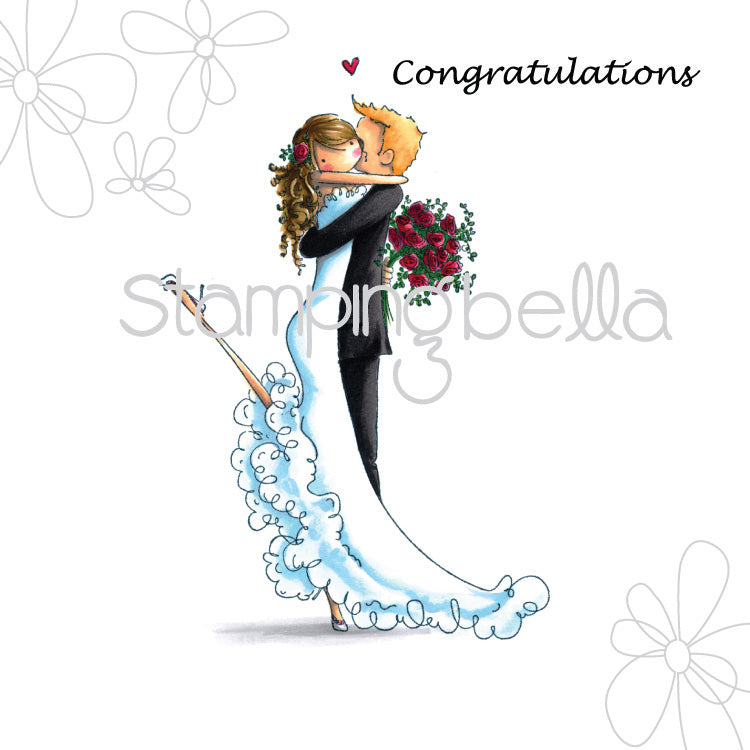 Stamping Bella Cling Stamps - Brett & Brenda Get Married