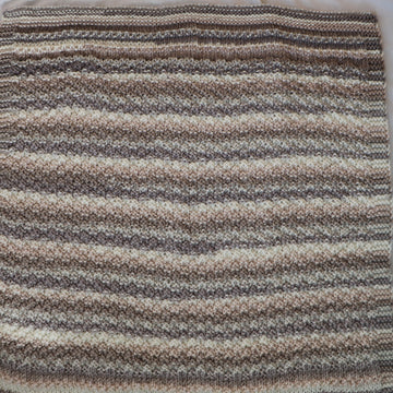 Cappuccino Bulky Baby Blanket