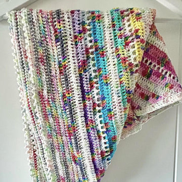 Rainbow Rays Shawl