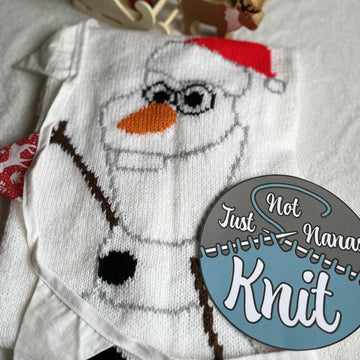 Olaf Christmas Baby Blanket