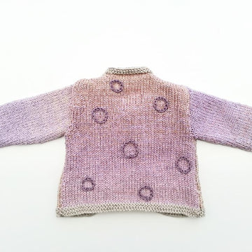 Single Button Girl's Cardigan