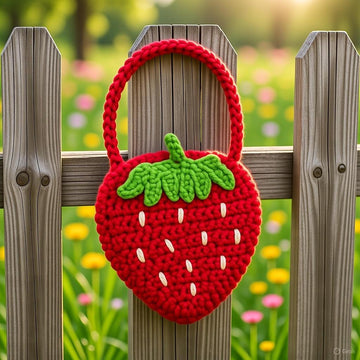 Strawberry Bag Pdf Pattern + Video Tutorial