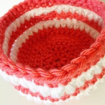 Coral Expressions Chunky Crochet Baskets