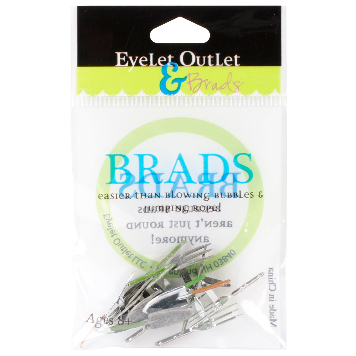 Eyelet Outlet Shape Brads 12/Pkg - Garden Tools