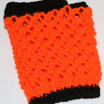 Knitted Halloween Wrist Warmers