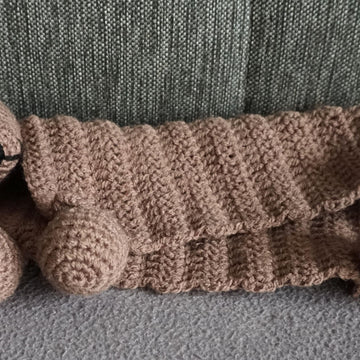 Amigurumi Häkelanleitung Schnuffeltuch / Schmusetuch Bär Balu ♥