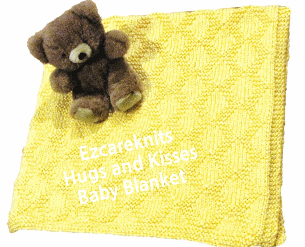 HUGS AND KISSES BABY BLANKET