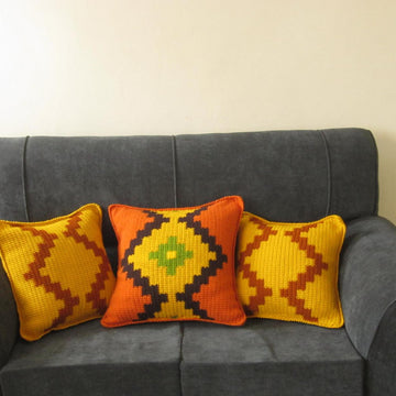 On the Spot and Brackets Cushion Cover Set