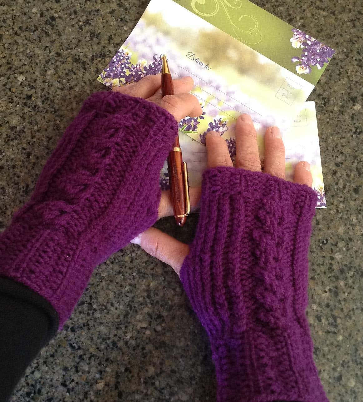 Fingerless Gloves for Two