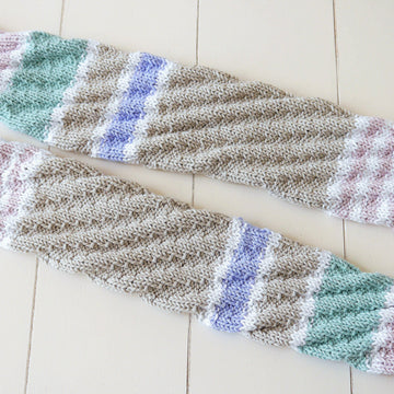 Strickanleitung - SPIRALSOCKEN stricken – ohne Ferse – No.132
